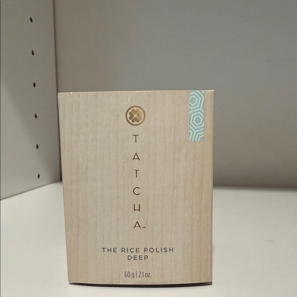 Tatcha Rice Polish in Elegant Beige and Aqua